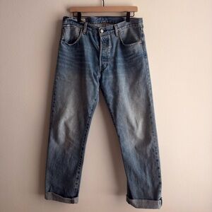 Levi's Light wash Straight-Leg 93’ 501 selvedge jeans